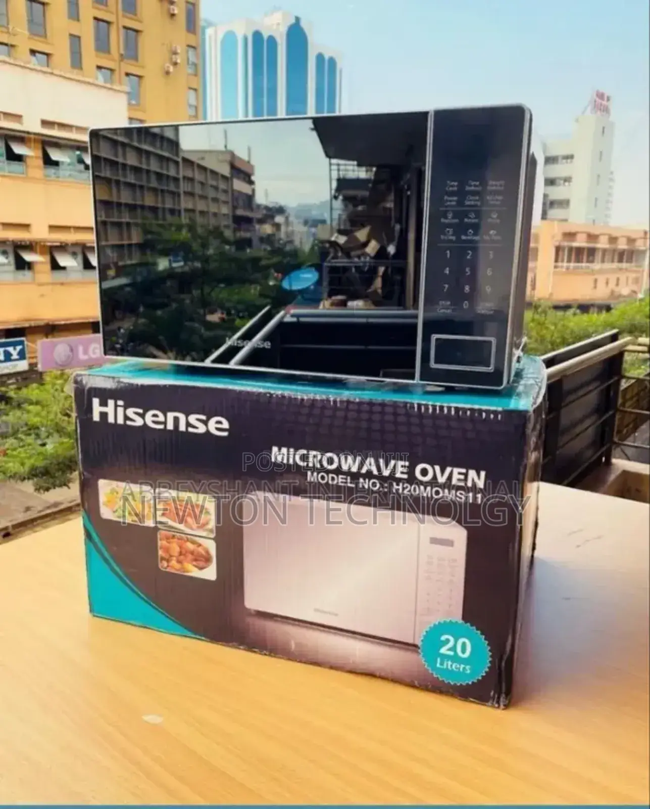 Hisense Black Digital Microwave