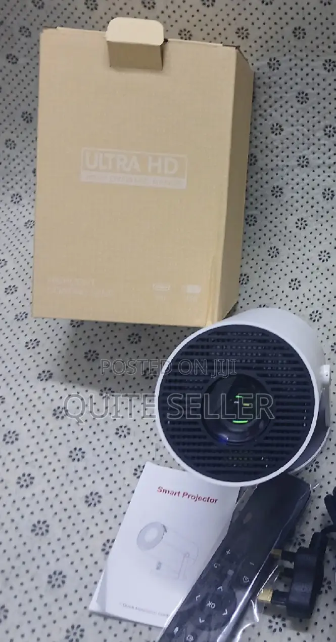 Hy300 - Mini Portable Projector Android 1080p 720p 180° Rotation .