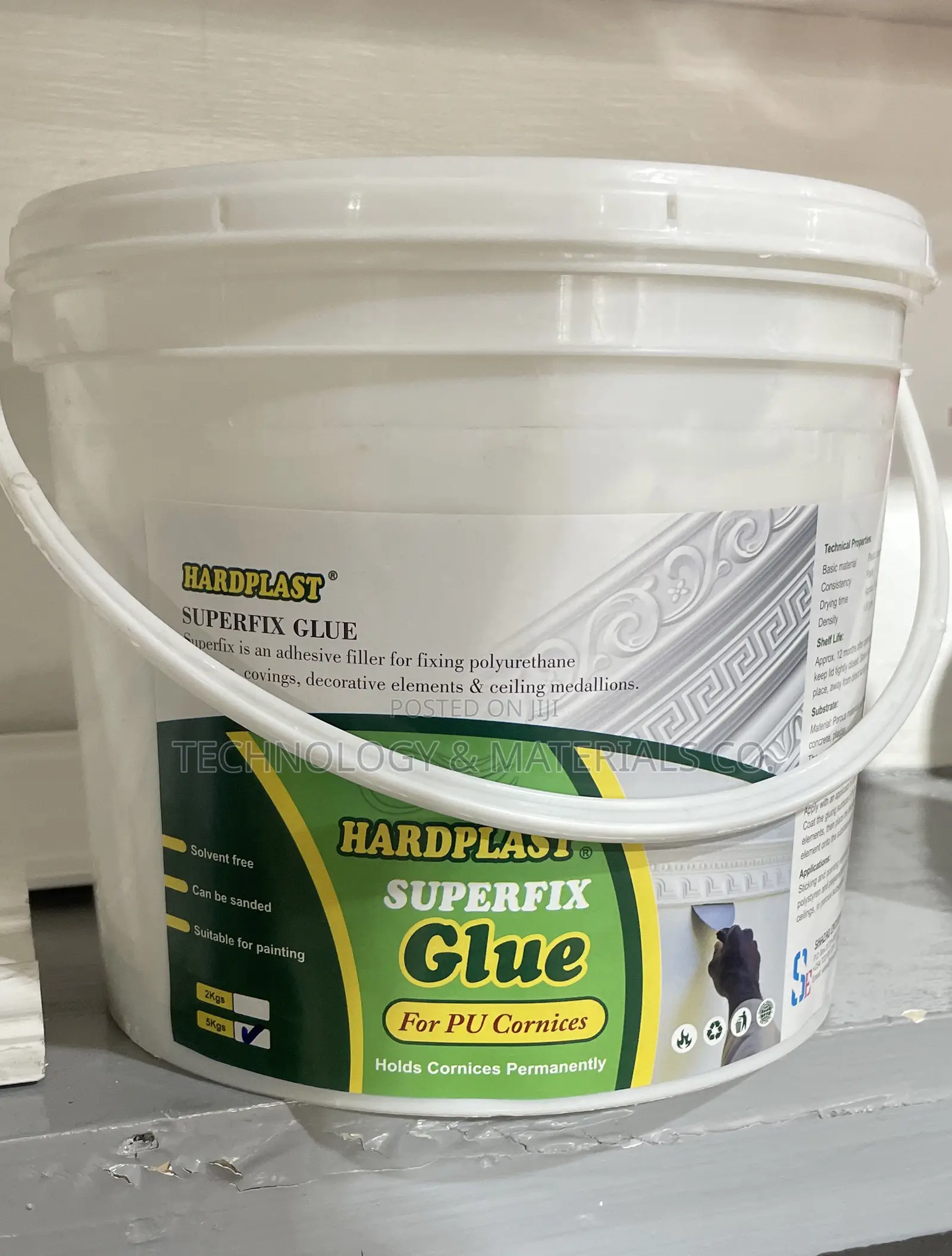 Cornice Glue for Fibre/Pu Cornices and Wainscoting