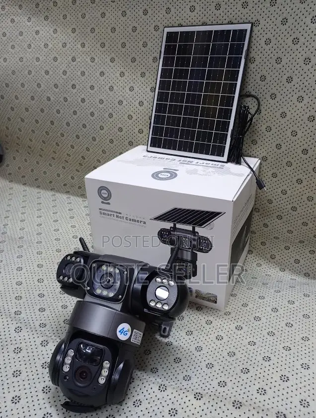 4g Solar Camera Solar Panel and Built-in 8000mah Rechargable Battery