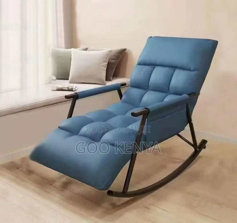 Balcony/Outdoor Chair;Modern Padded Fabric Rocking Chair With Cushion