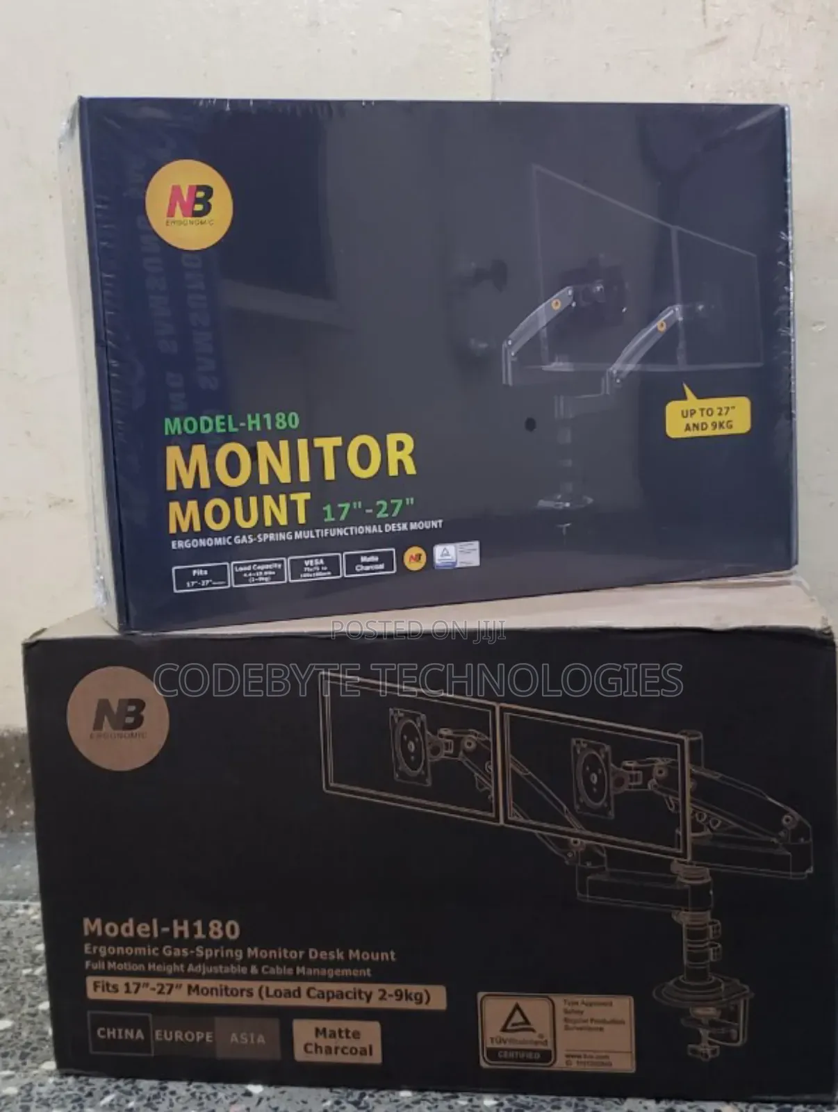 North Bayou H180 (Dual Monitor Arm)