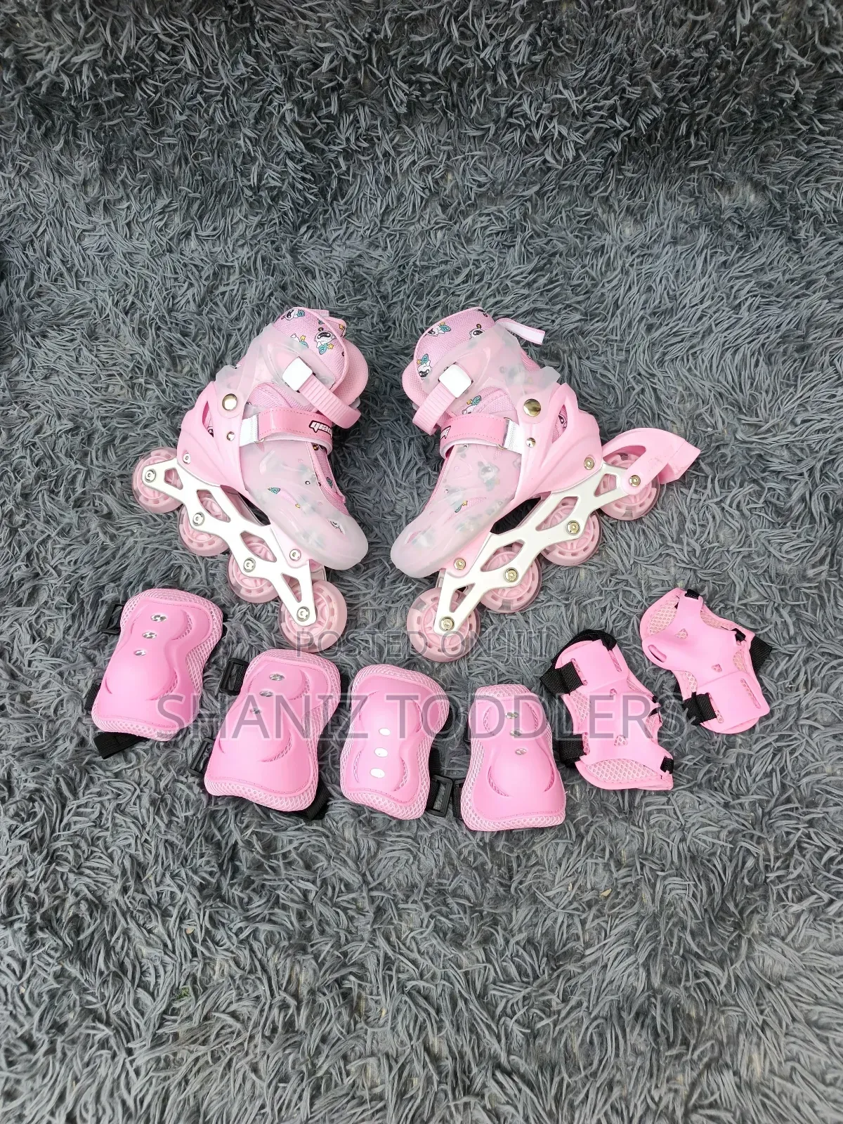 Classy Pink Roller Skates (Full Gear )