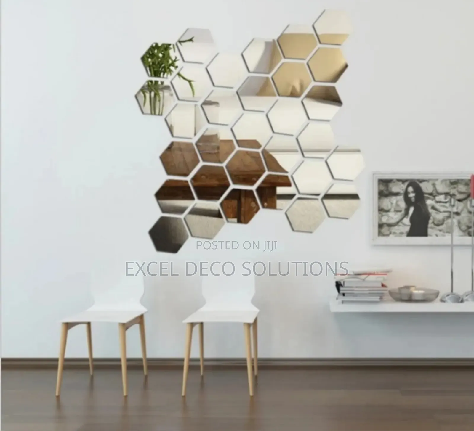 Unique Hexagon Mirrors for Creative Wall Decorations