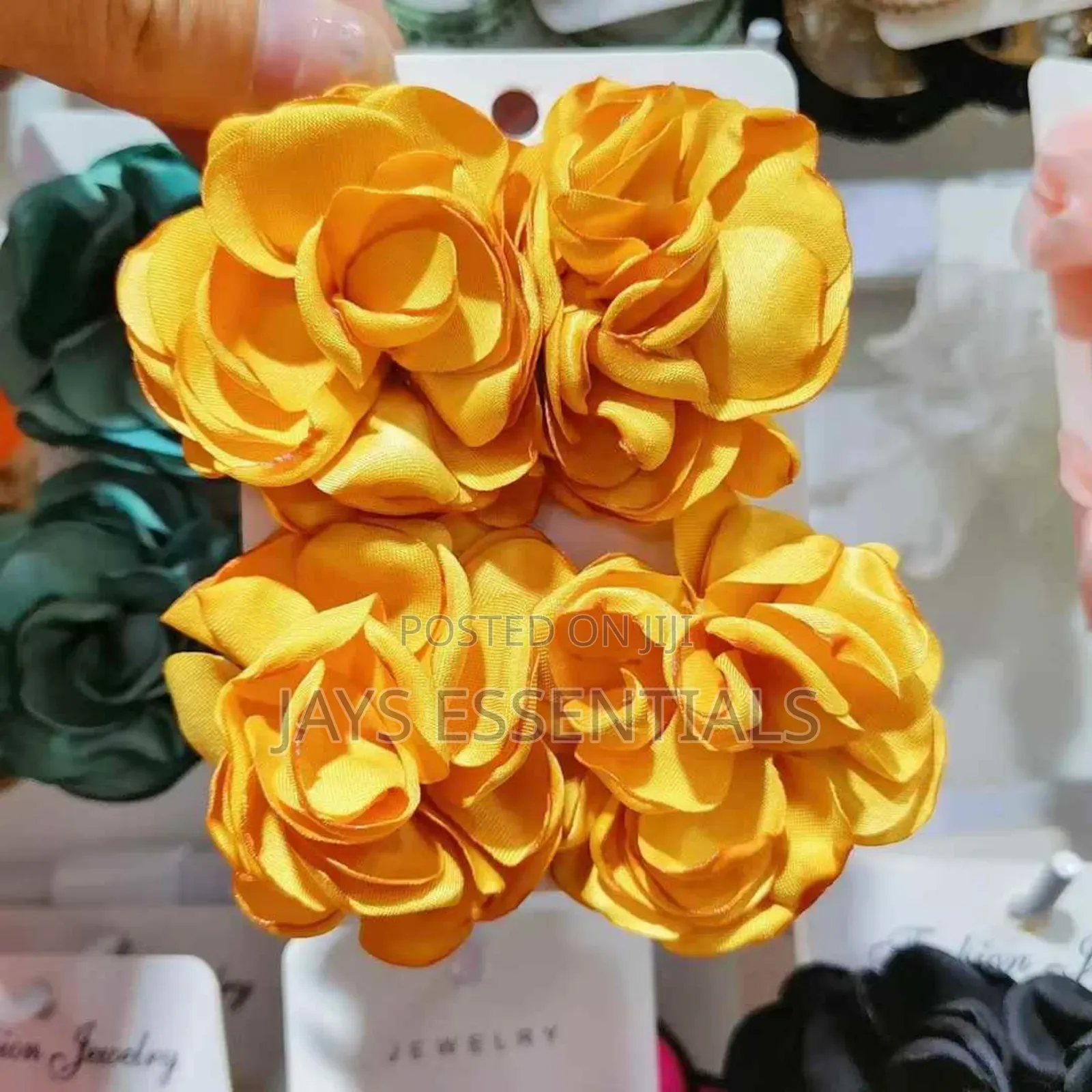 Flower Petal Drop Earrings