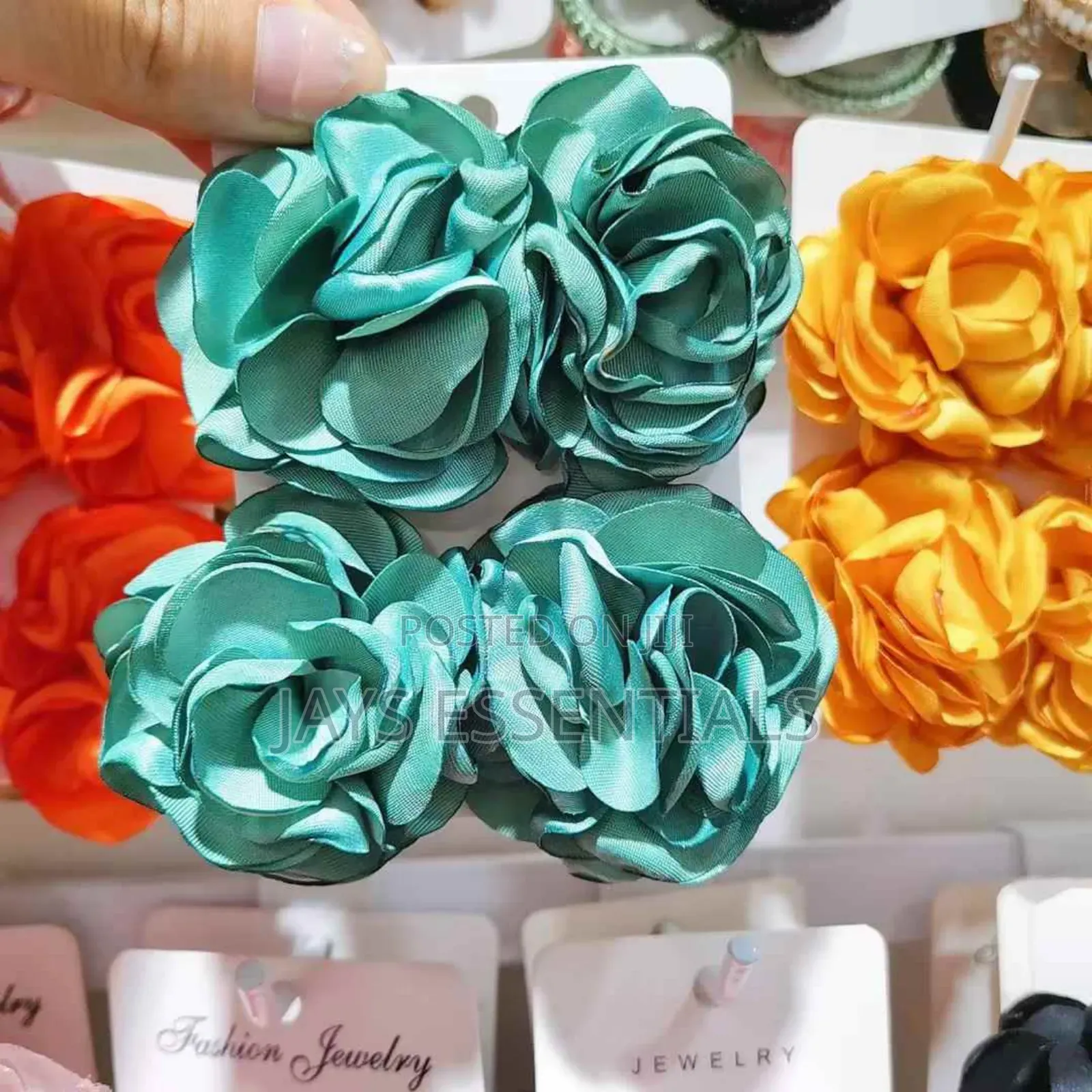 Flower Petal Drop Earrings