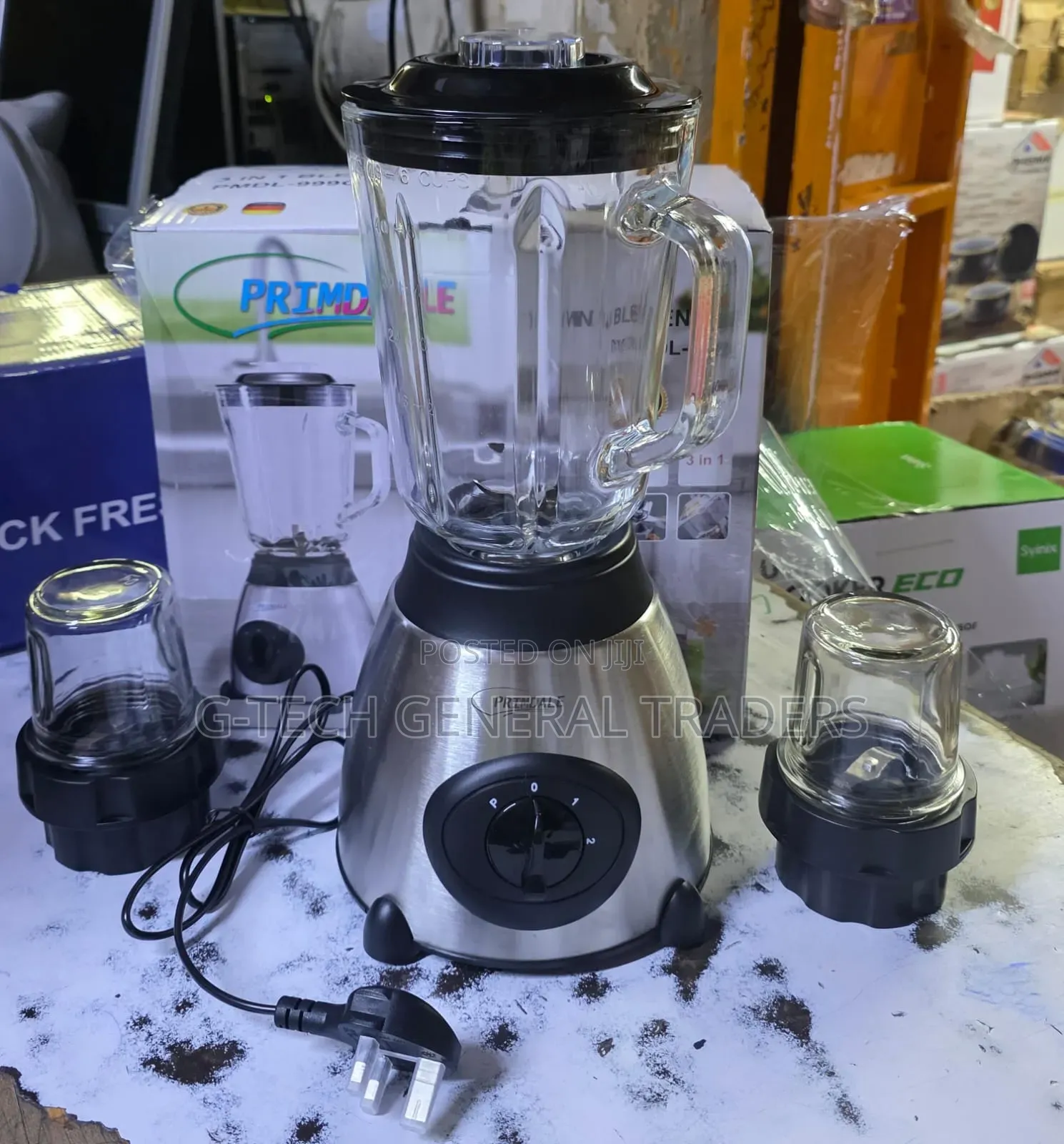 Primdale 3in1 Blender,Mill And Grinder,Glass Jar