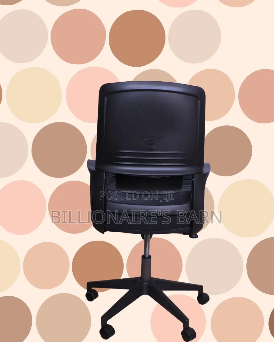 Black Ergonomic Mesh Office Chair (Supportive) — Moving Fast