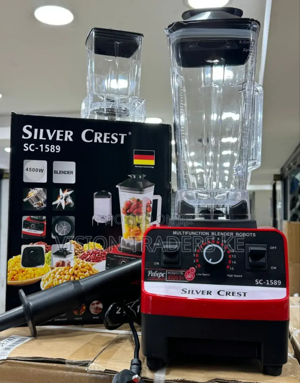Silver Crest High Power Industrial Blender _4500watts