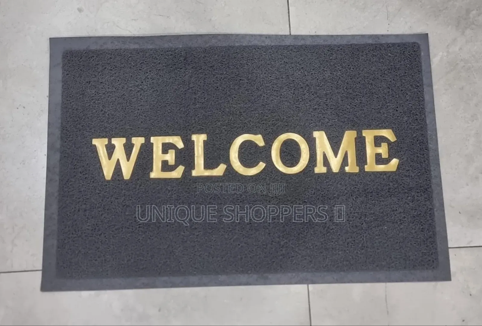 Welcome Door Step Rough Rag Carpet Approx Size 40x60cm