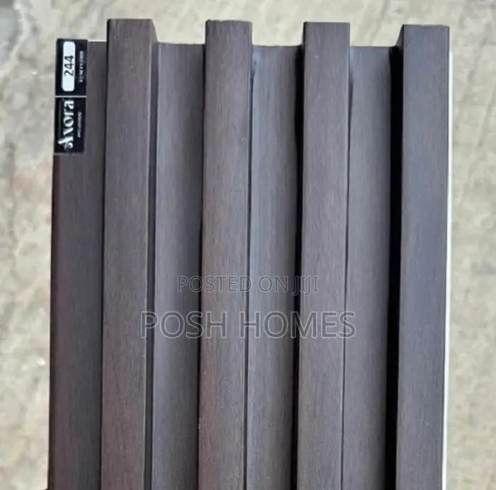Grey WPC Modern Flutted Panels
