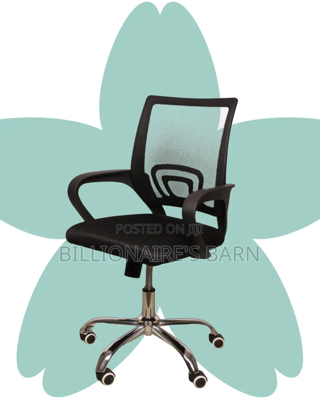 Secretarial Mesh Office Chair | Heavy-Duty Scratch-Resistant Finish