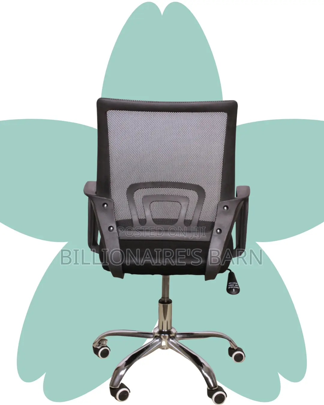 Secretarial Mesh Office Chair | Heavy-Duty Scratch-Resistant Finish