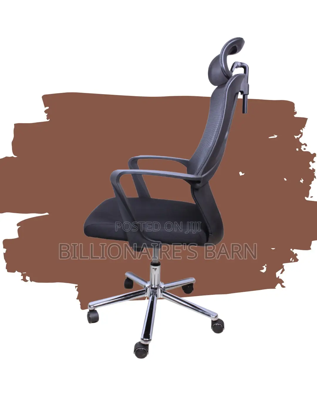 Quiet-Roll High Back Mesh Office Chair | Tilt Lock Mechanism