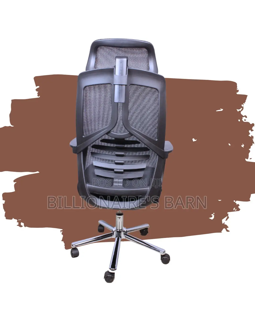Quiet-Roll High Back Mesh Office Chair | Tilt Lock Mechanism