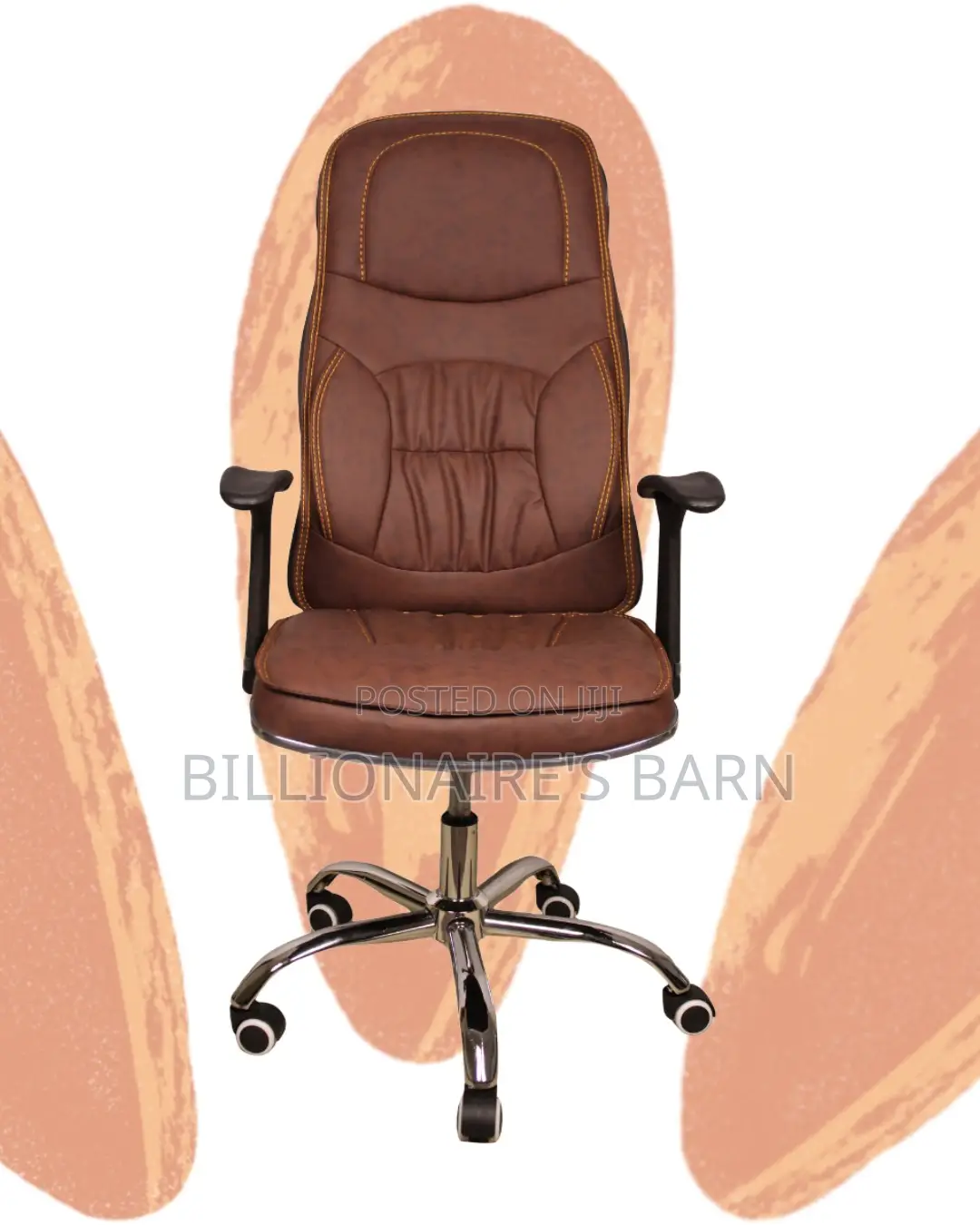 Ergonomic Executive Leather Chair (Durable) — Limited Stock