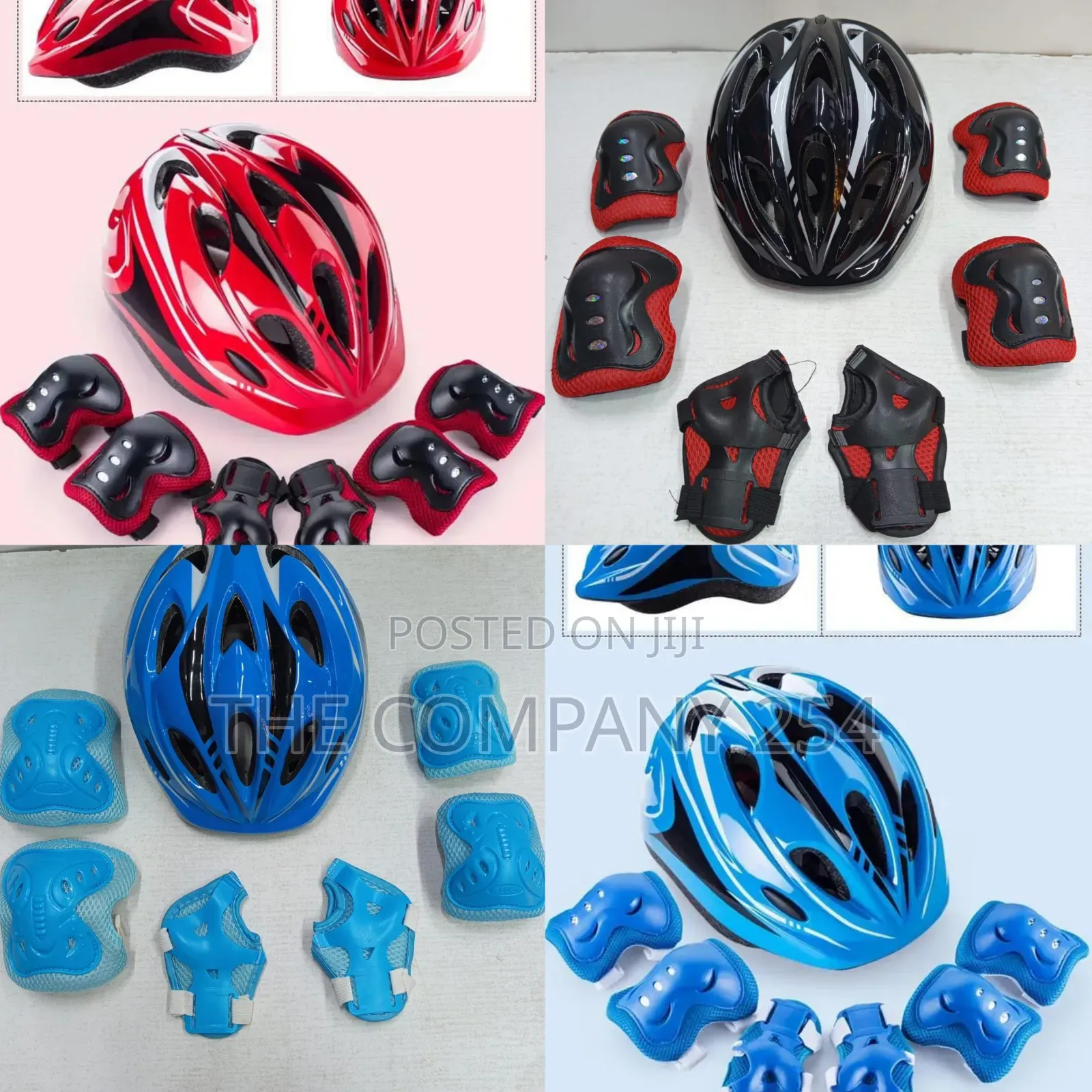 Quality Unisex Safety Helmet Grove And Knee Guards For Skating