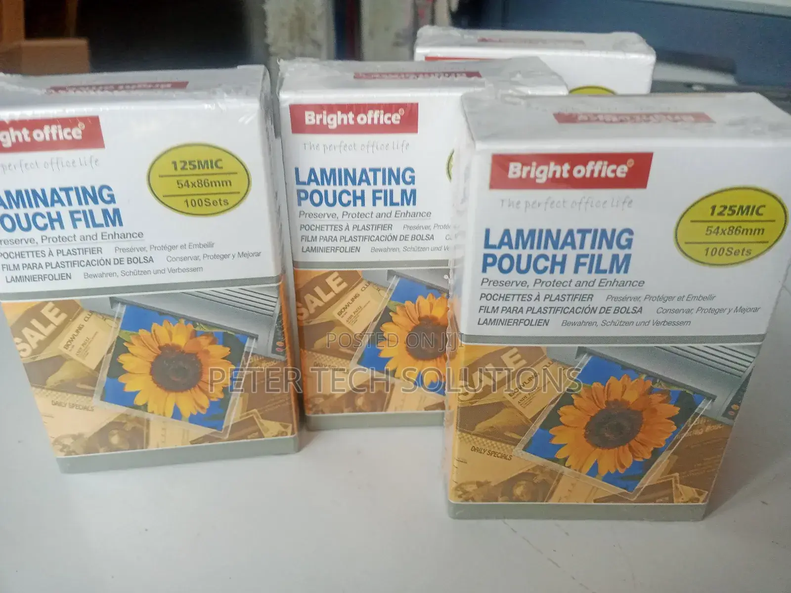 Bright Office Lamination Pouch Film 125 Micron