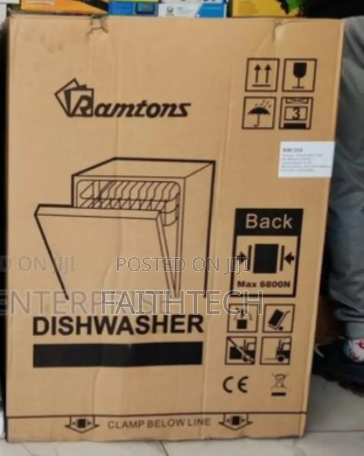 12 Setting Ramtons Rw 300 Dish Washer