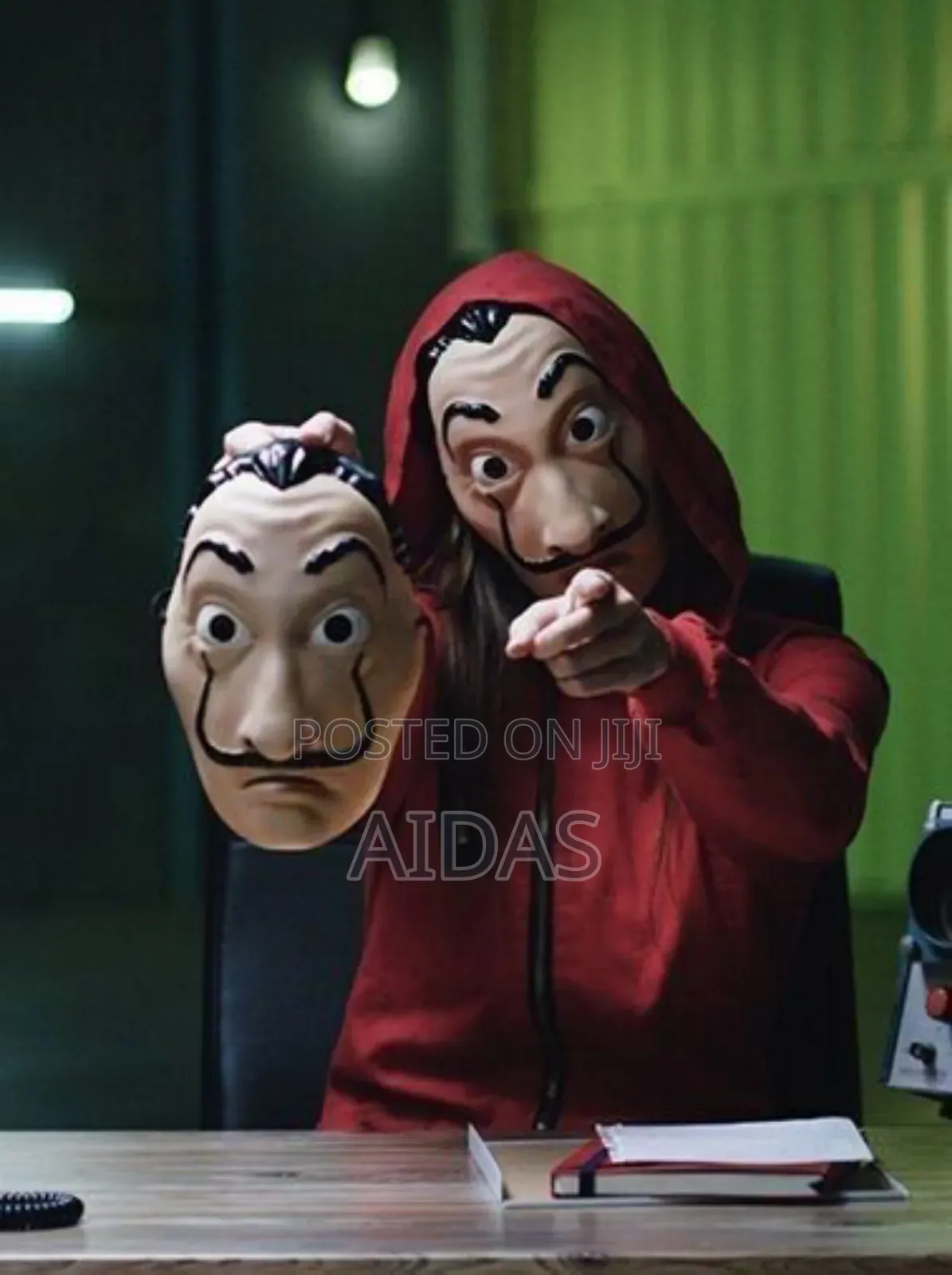 Money Heist Party Mask | La Casa De Papel | Salvador Dali Costume Mask