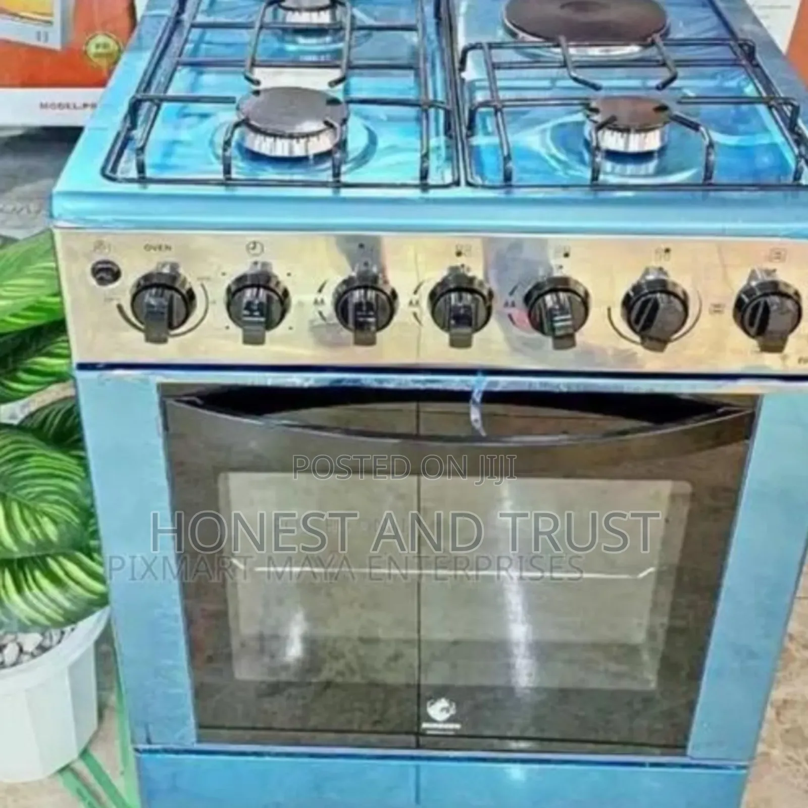 60 by 65 Cooker Eurochef 3+1