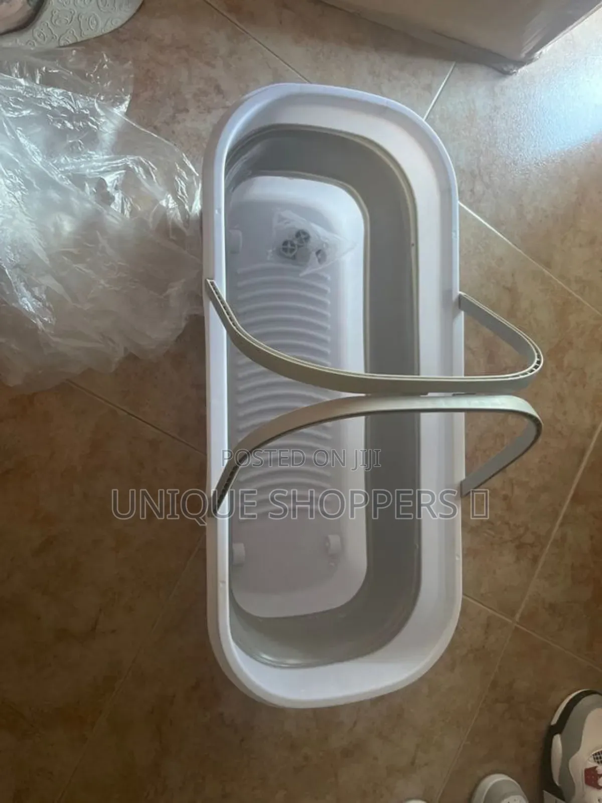 12litre Silicone Collapsible Mop Bucket 55x22x18cm