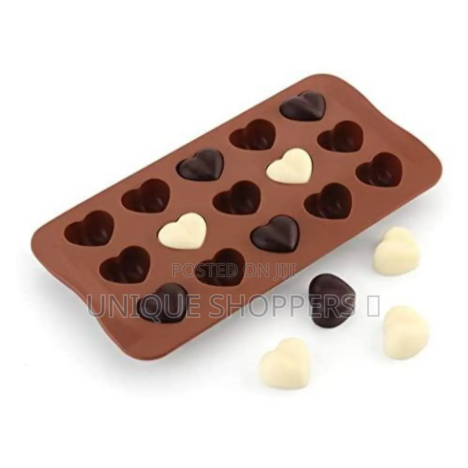 *15 Slot Chocolate, Candy, Ice Cream Or Ice Cubes Silicone Moulds