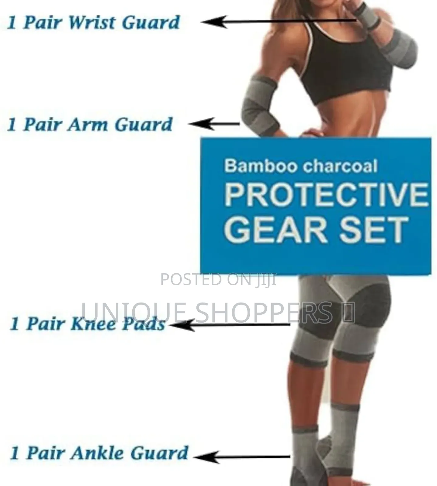 Fitness 8pc Gym Protective Gear