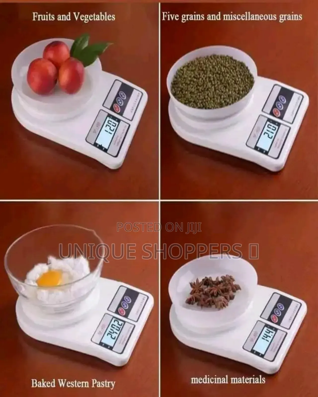 Digital Kitchen Weighing Scale +2 Batteries