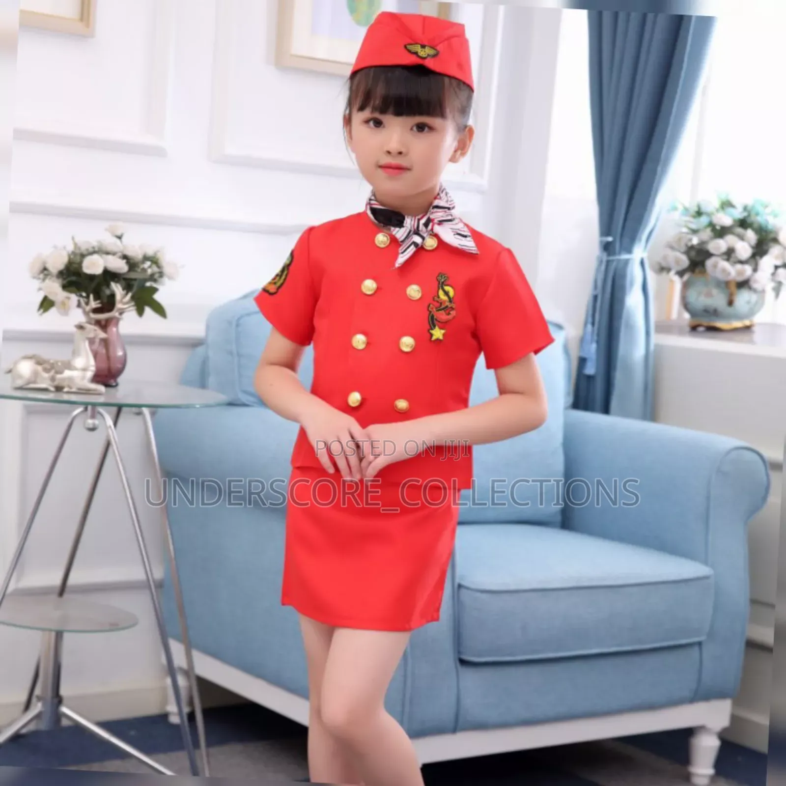 Air Hostess Kids Costumes