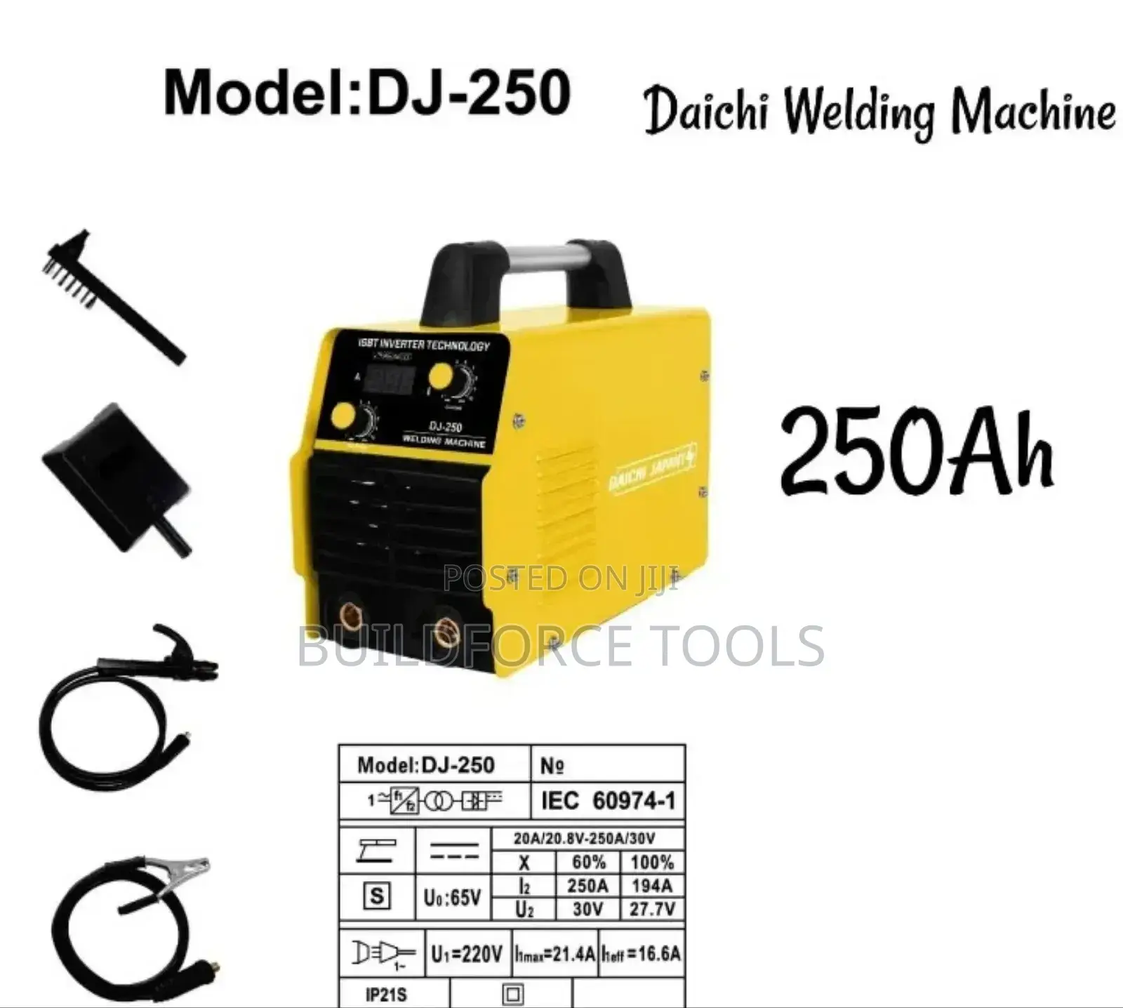 Daichi 250ah Welding Machine Dj-250