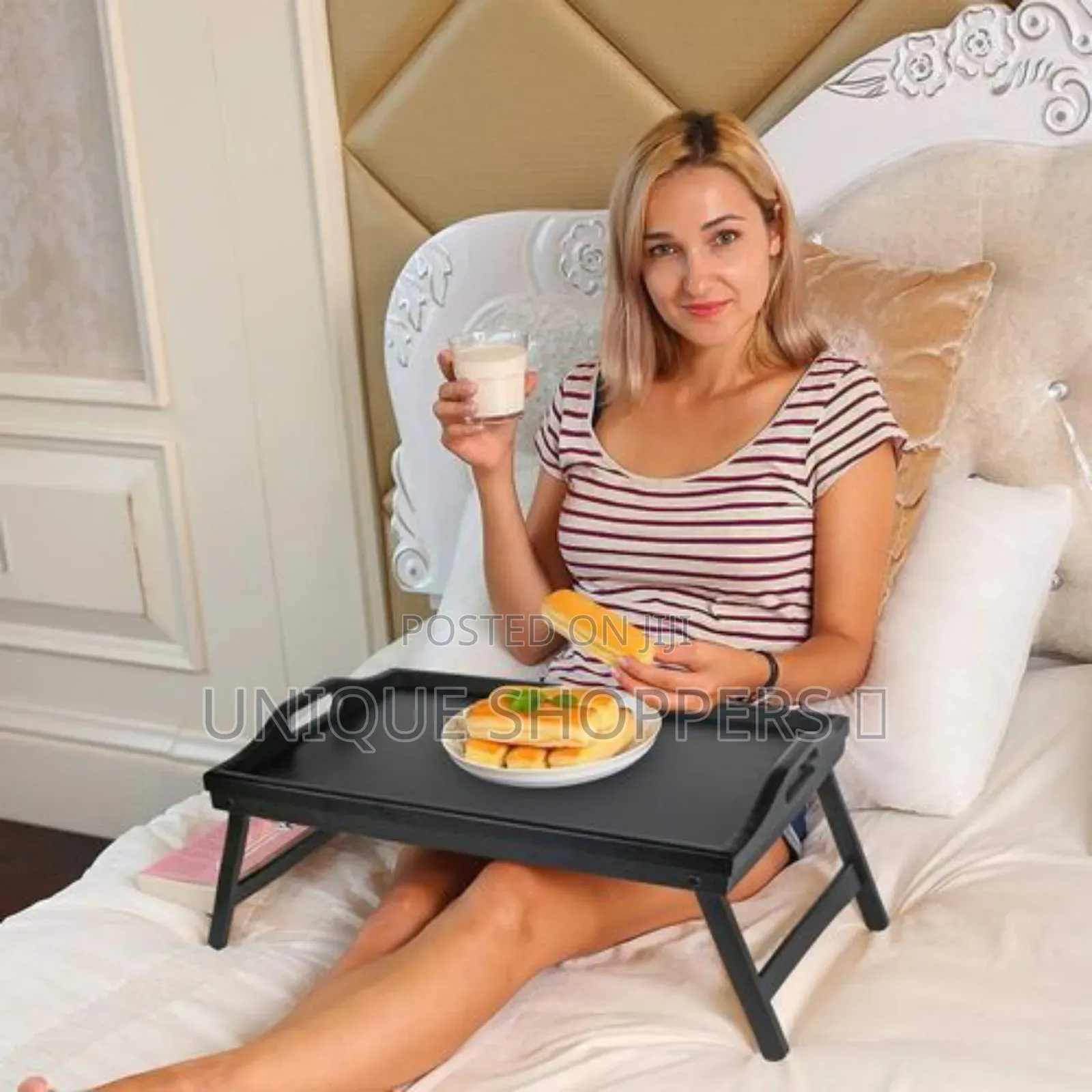 Breakfast in Bed Foldable Bamboo Tray