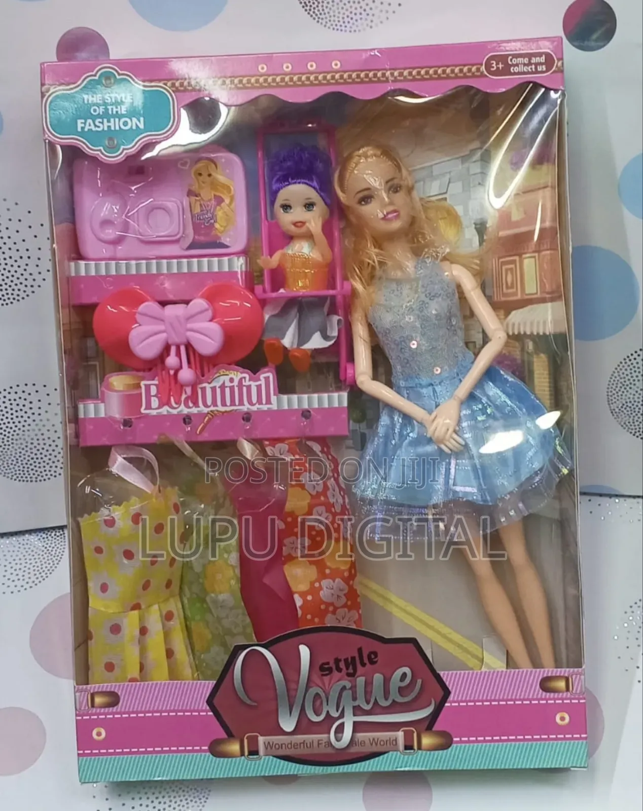 Set of Doll and Closet
