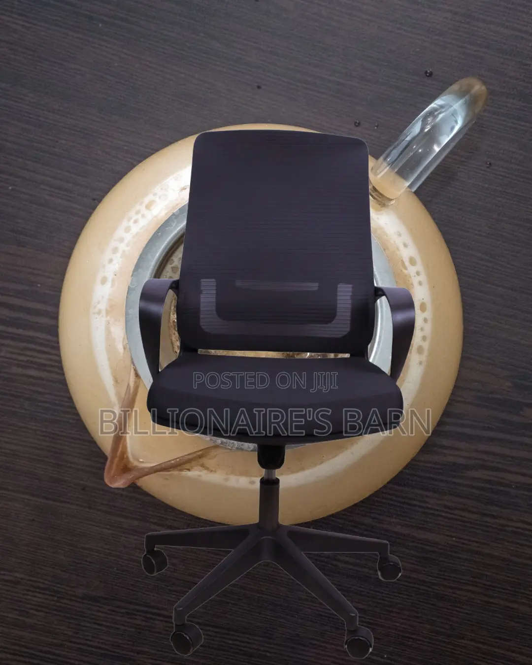 Black Ergonomic Mesh Office Chair (Orthopedic) — Fast Seller