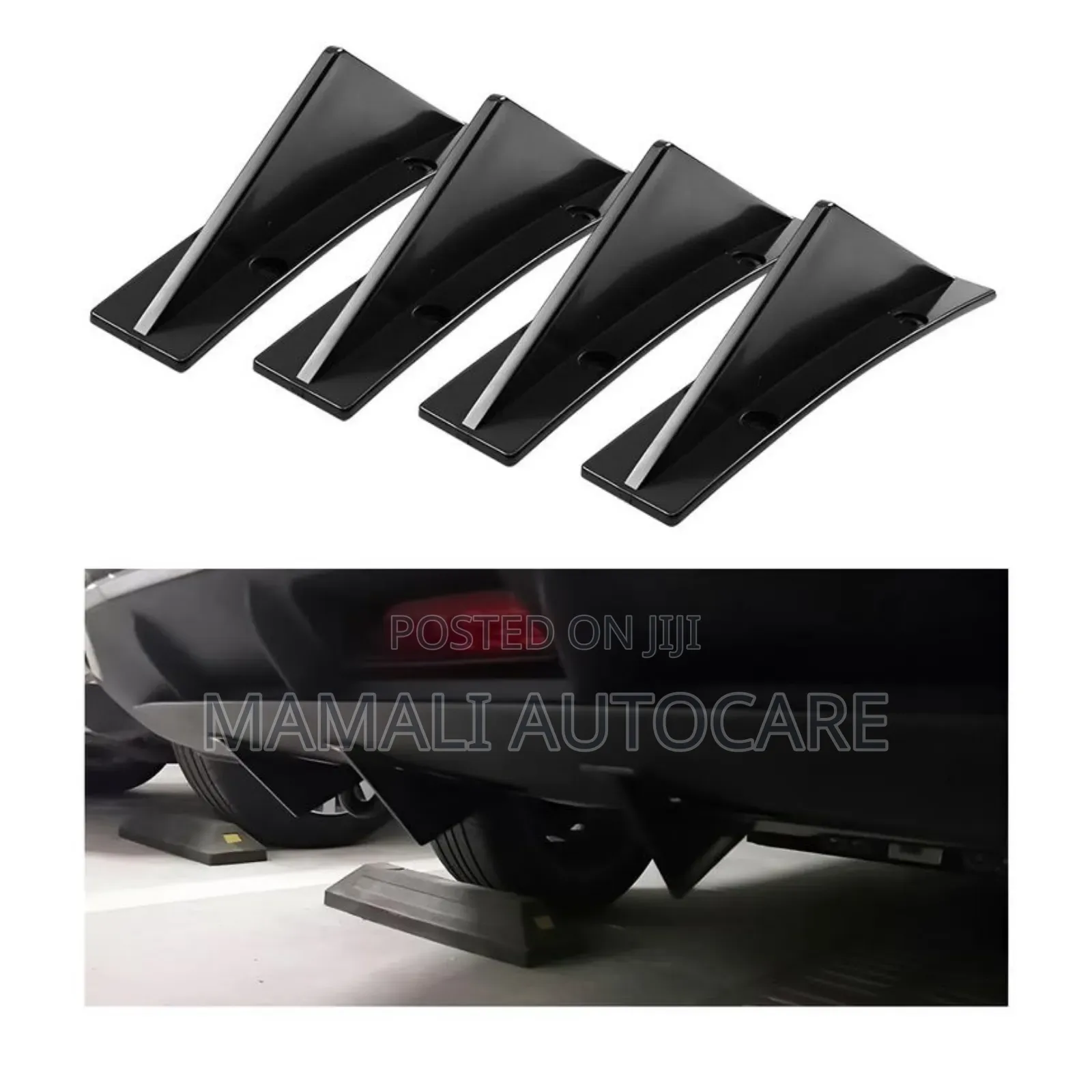 Universal 4 PCS Rear Diffuser Fins