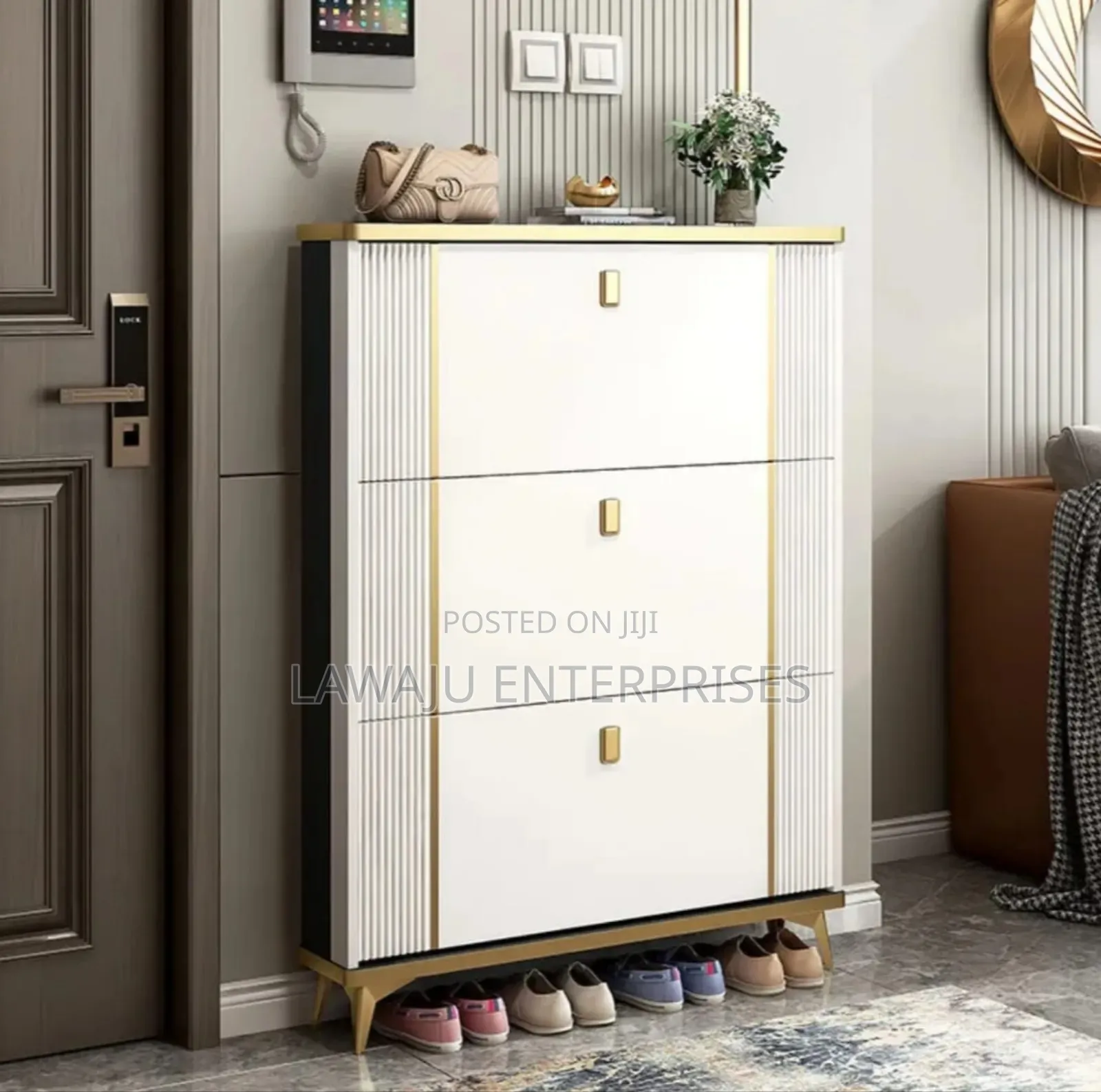 Bucket Flip Shoe Rack