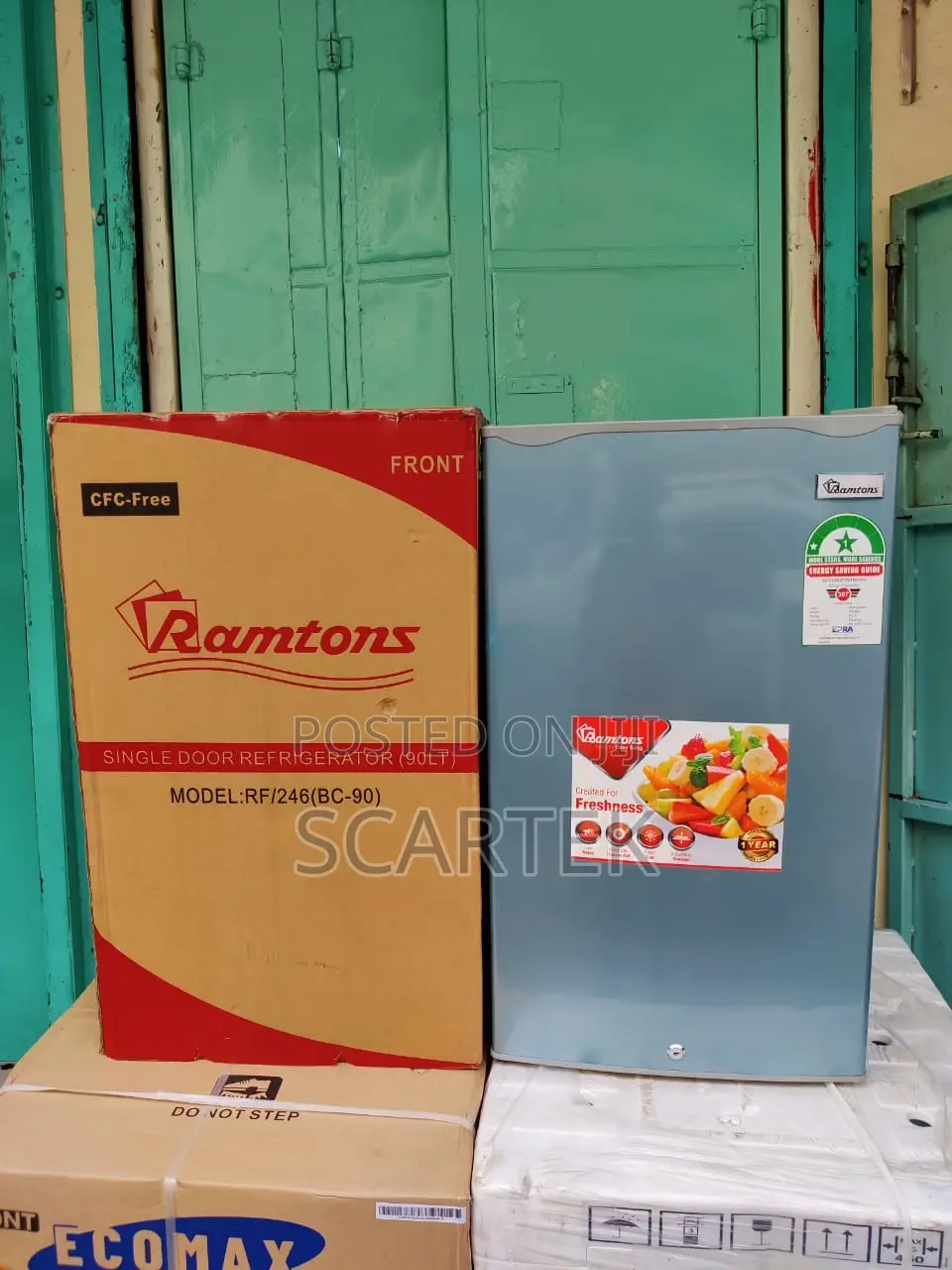 Ramtons Single Door Fridge 90litres Rf246