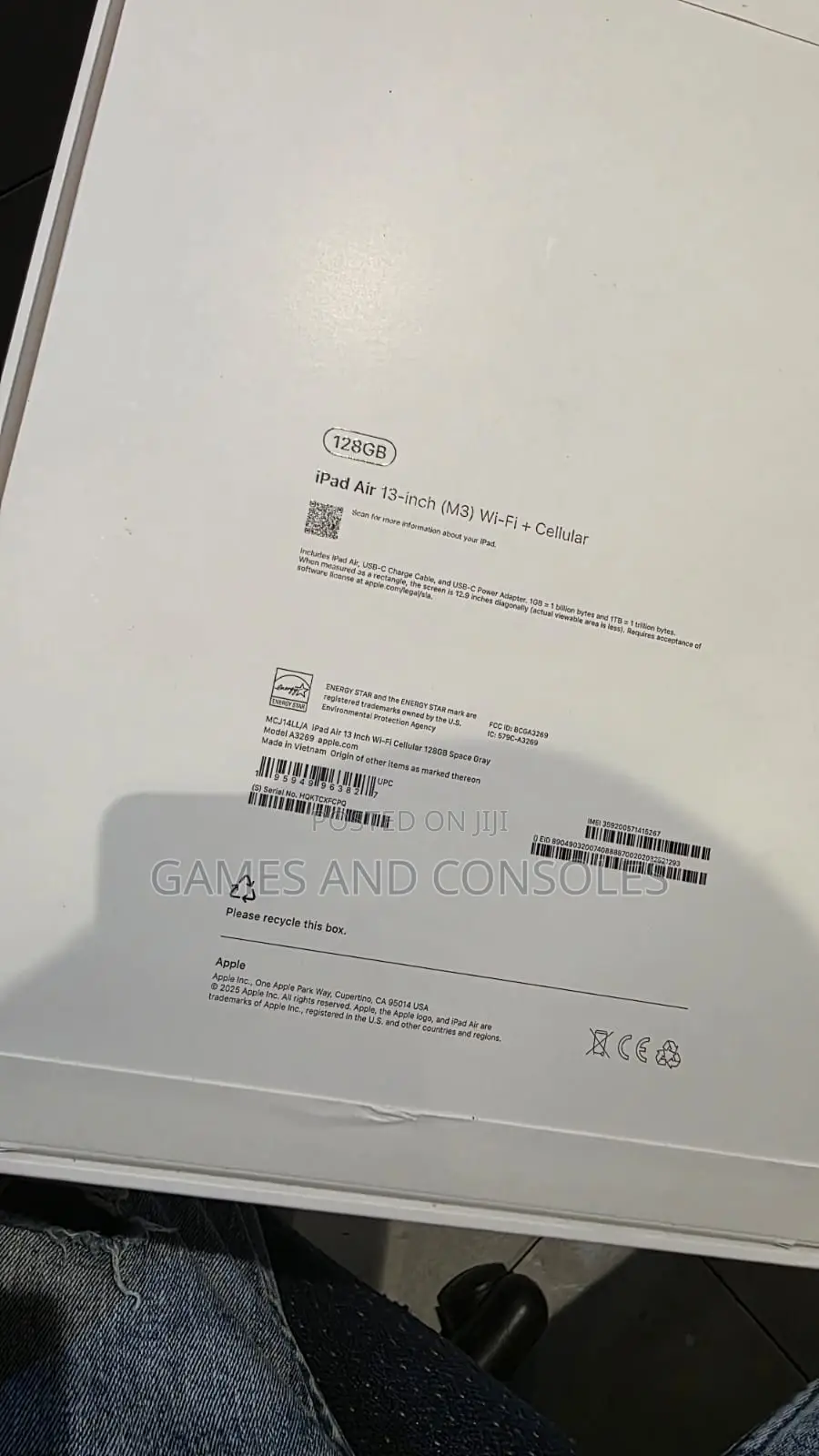 New Apple iPad Air 13 (2025) 128 GB Gray