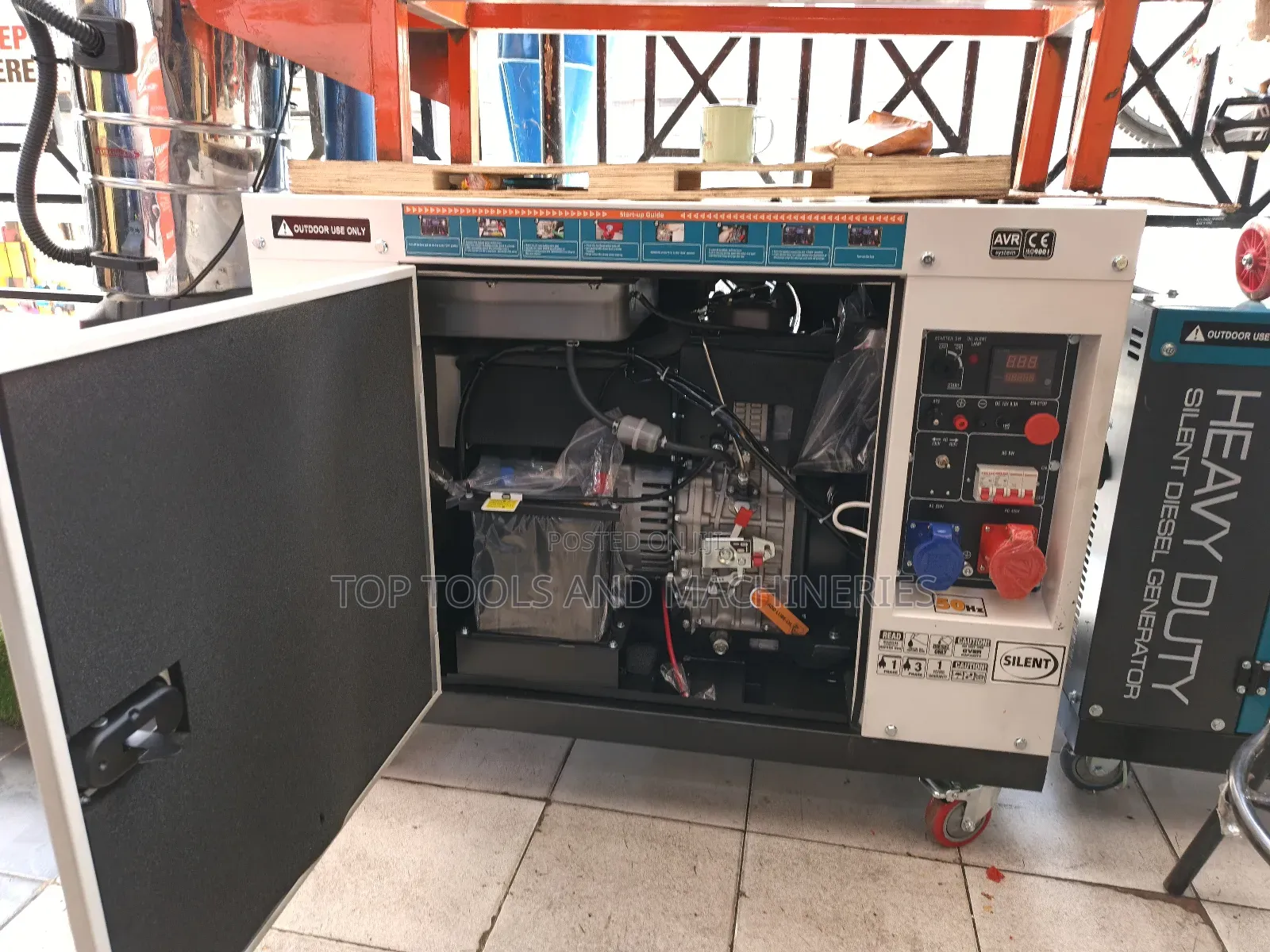 New In Stockpulsar 20kva 3/1phase Silent Diesel Generator With Ats