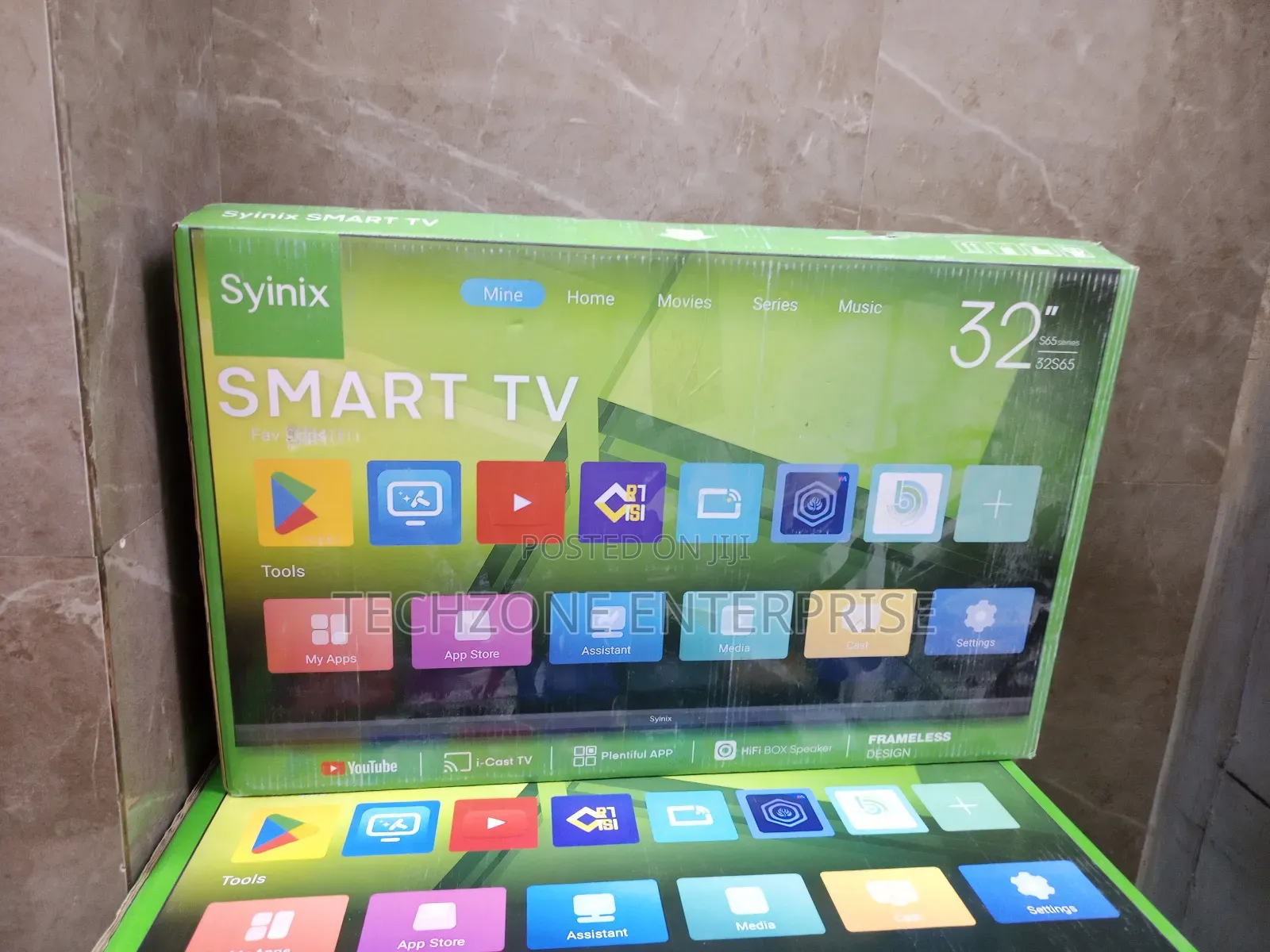 Syinix 32 Inch Smart Tv 32a4q Flameless Led Tv