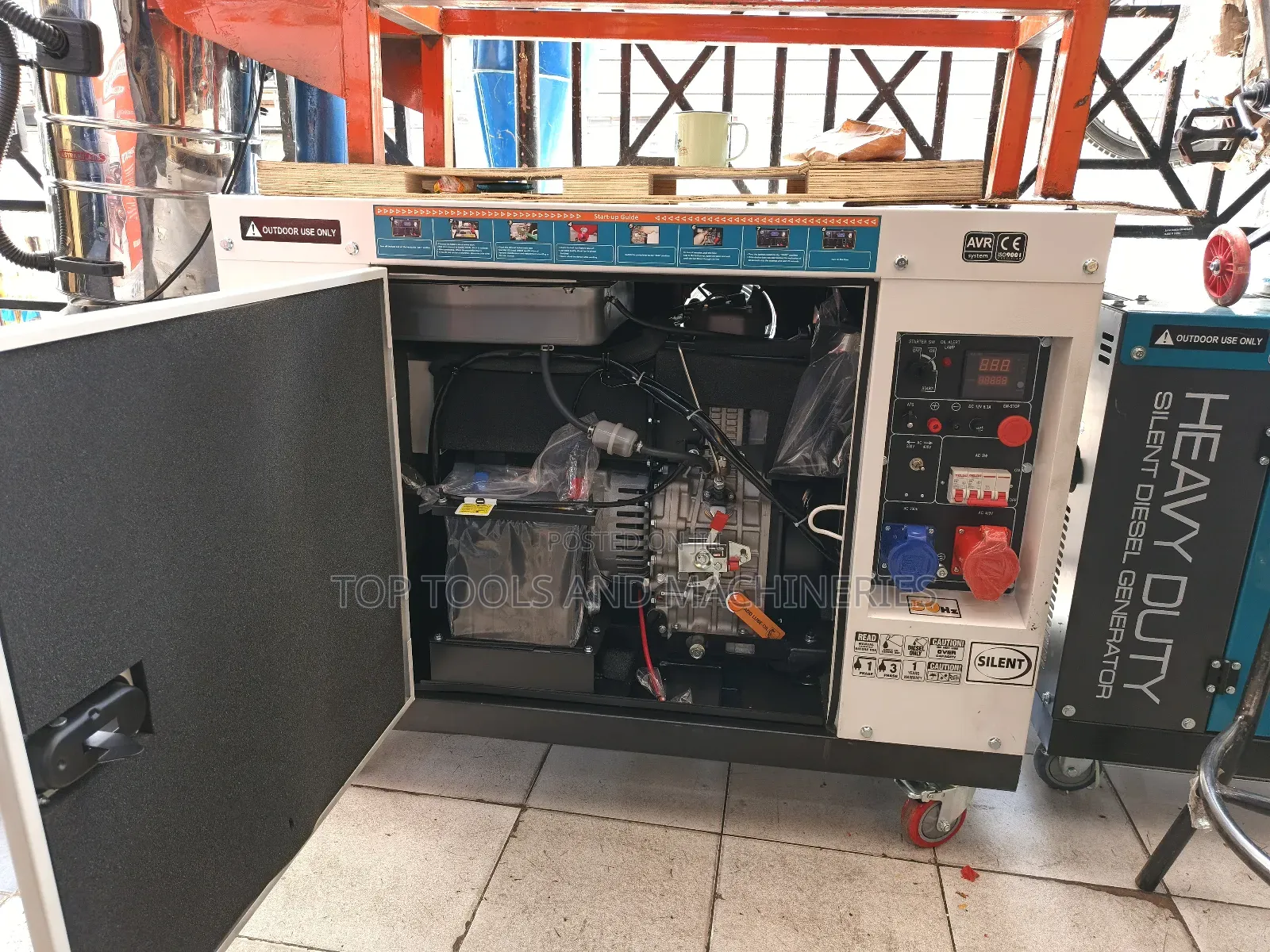 New In Stockpulsar 20kva 3/1phase Silent Diesel Generator With Ats