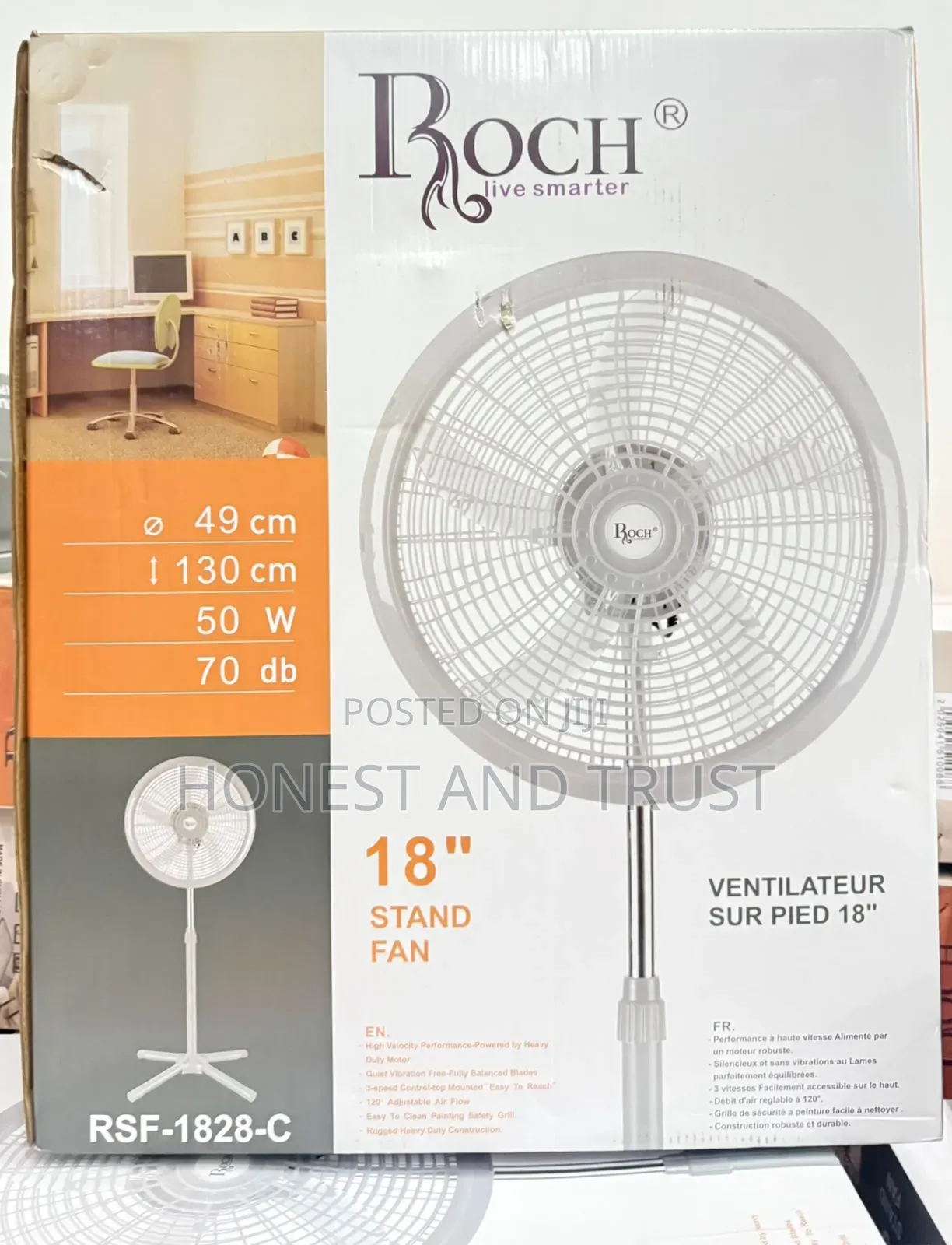 360°Roch Stand Fan 18" Inch
