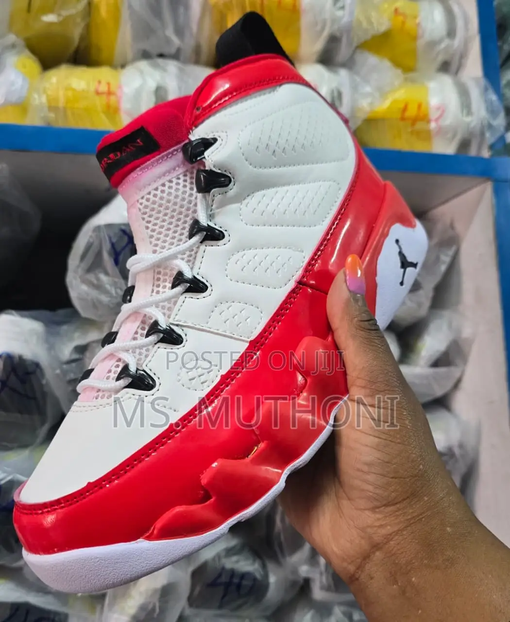 Air Jordan 9 Retro Retro Og 'White Black, Gym Red', White Black'