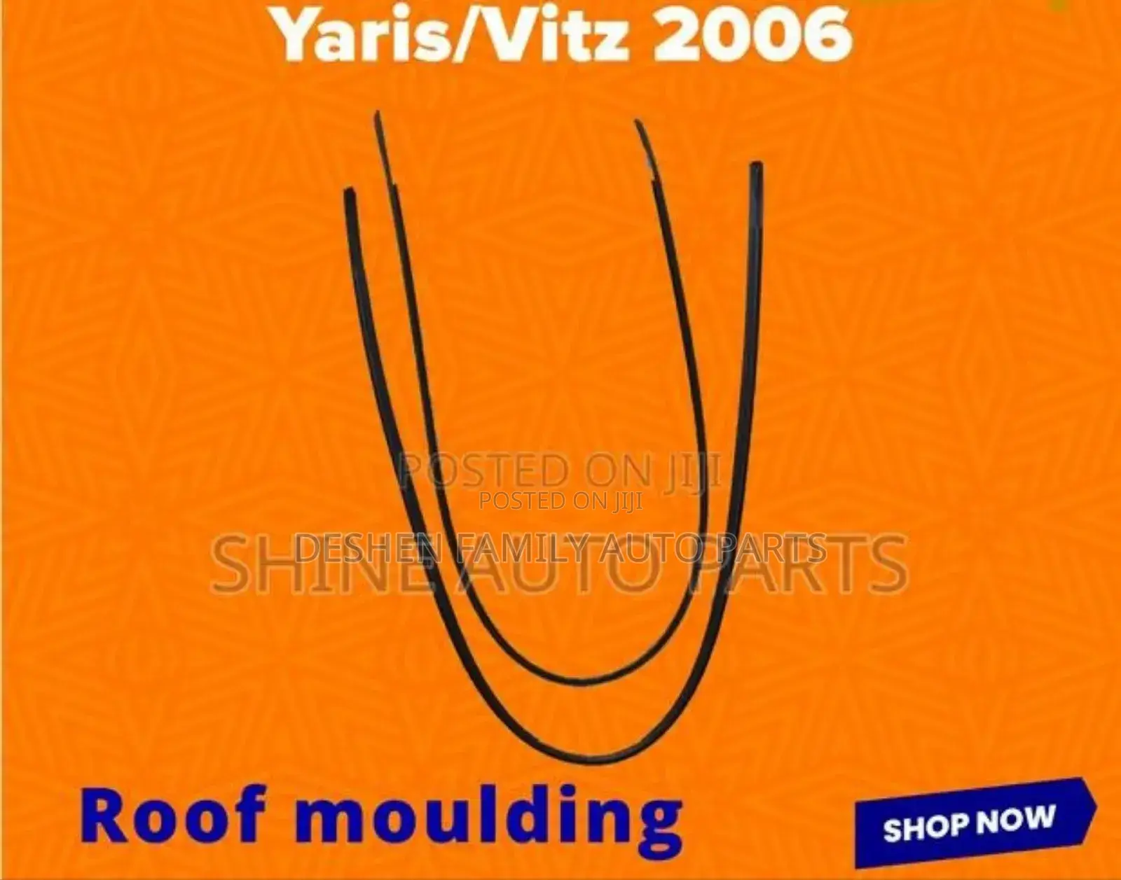 Vitz, Mark X, Hilux, Probox, Wish, Fielder, Axio Roof Moulding
