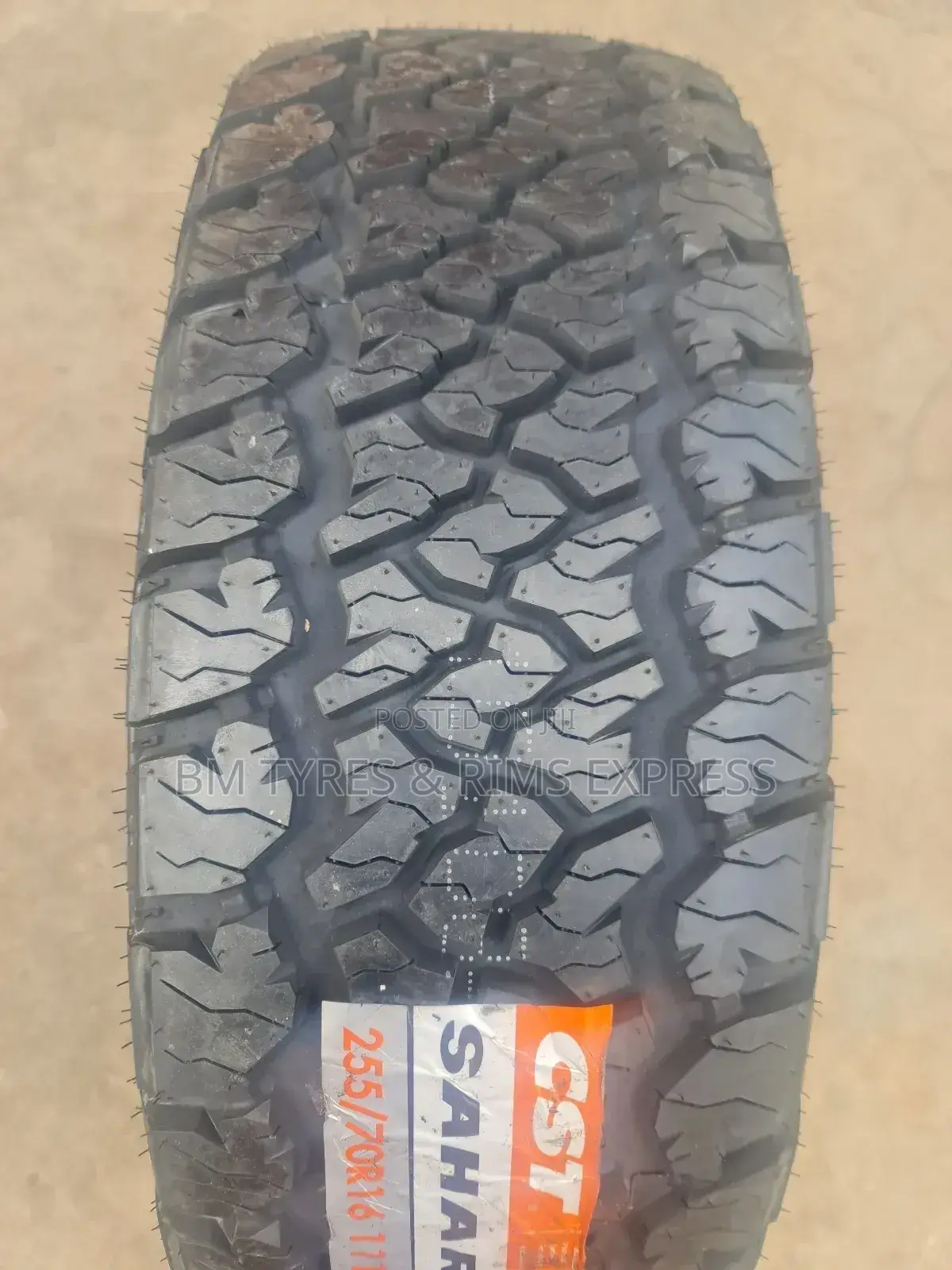 265 /70 R16 CST (All Terrrain).