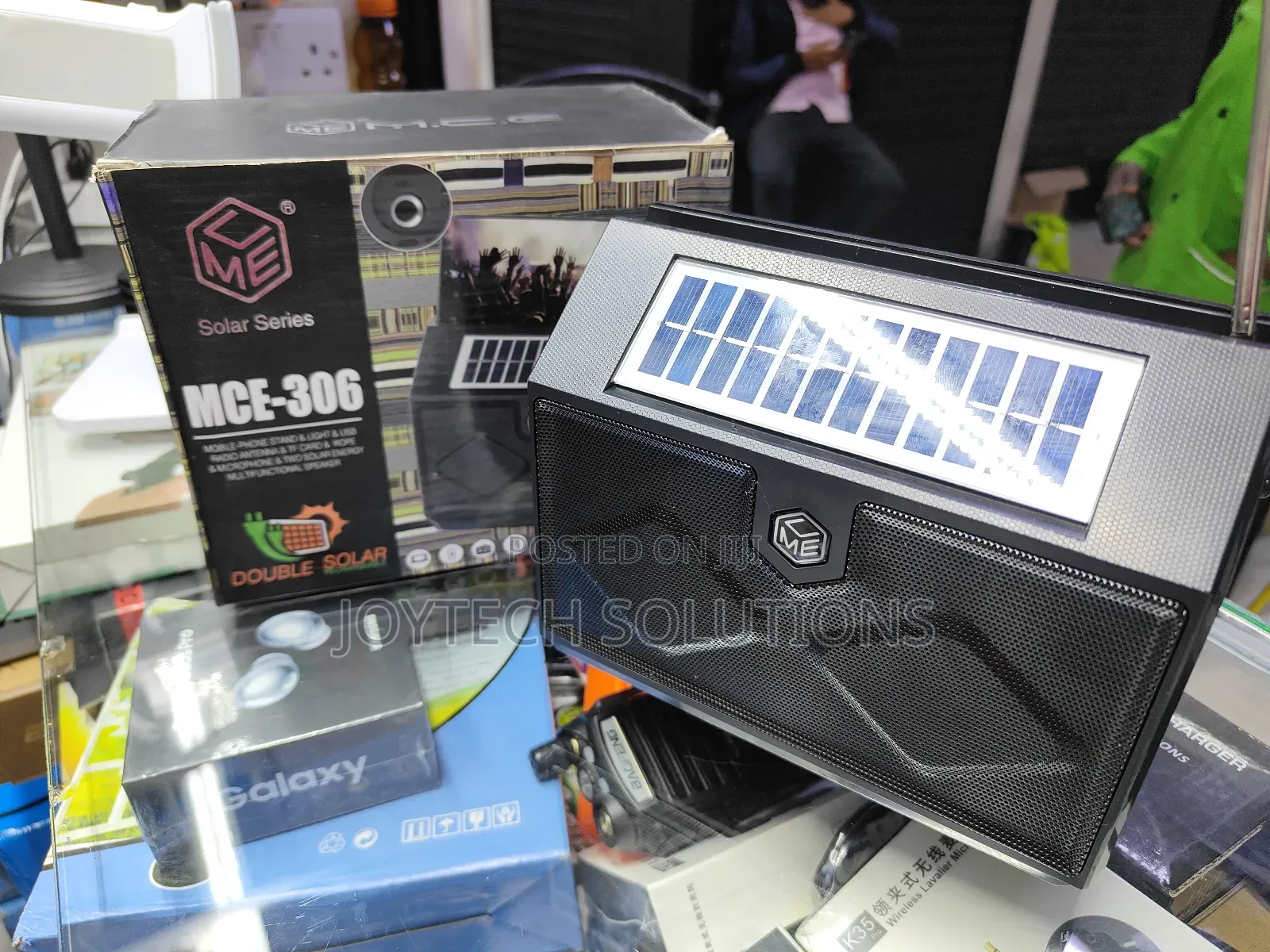 Bluetooth Speaker With Dual Solar System