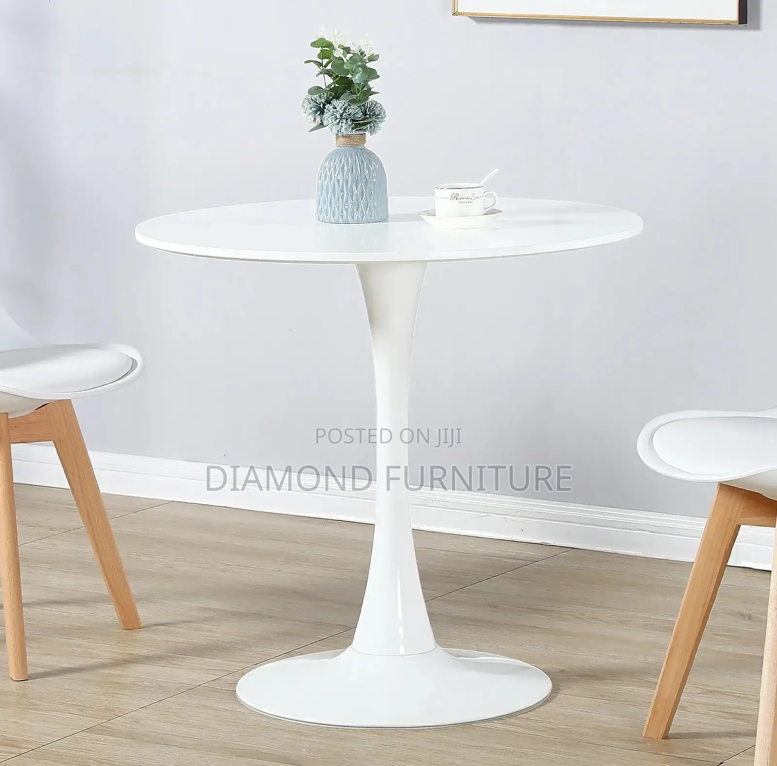 Office Furniture; Modern Black Pedestal Dining Table With Sleek Design