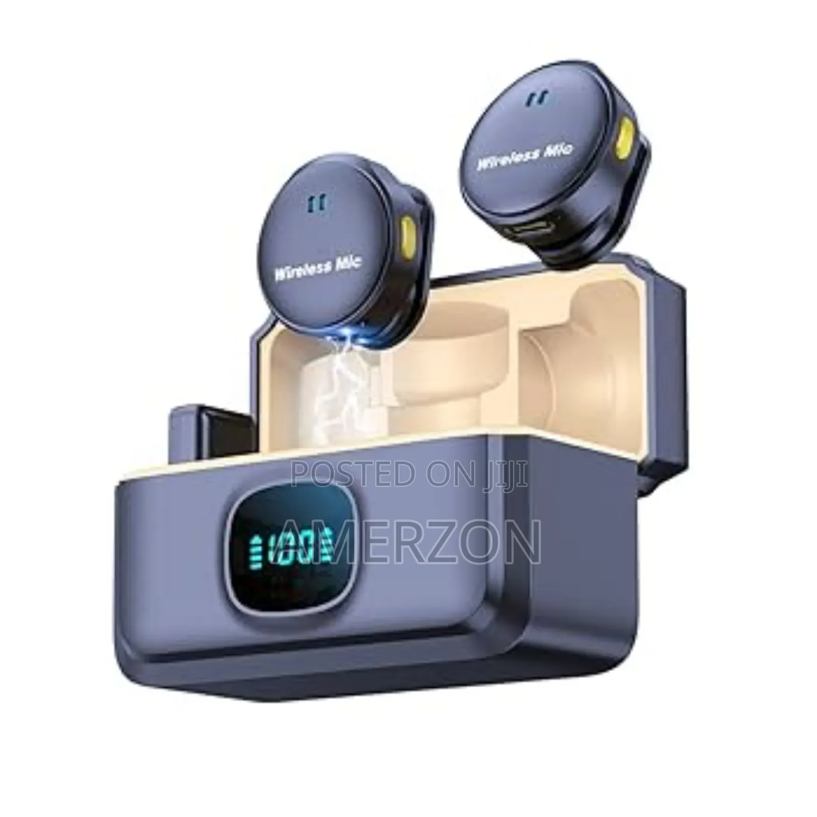 Wireless Mic for Youtubers, Noise Cancellation Wireless Microphone