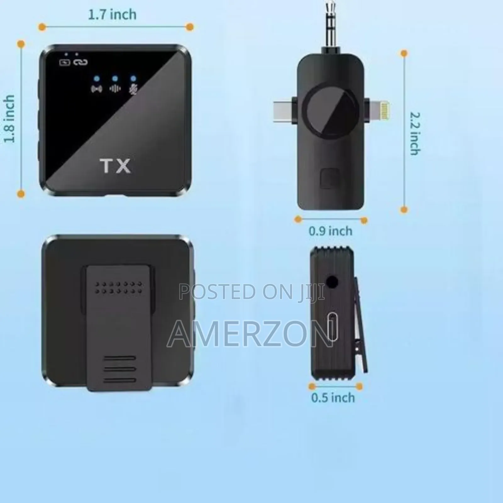 F15-2 Wireless Lavalier Microphone – Noise Reduction