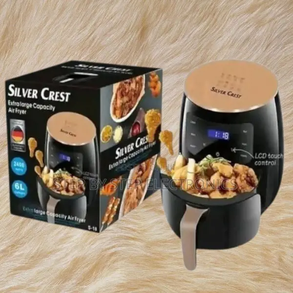6 Litre Silver Crest Digital Fryer With Smart Easy Control Buttons